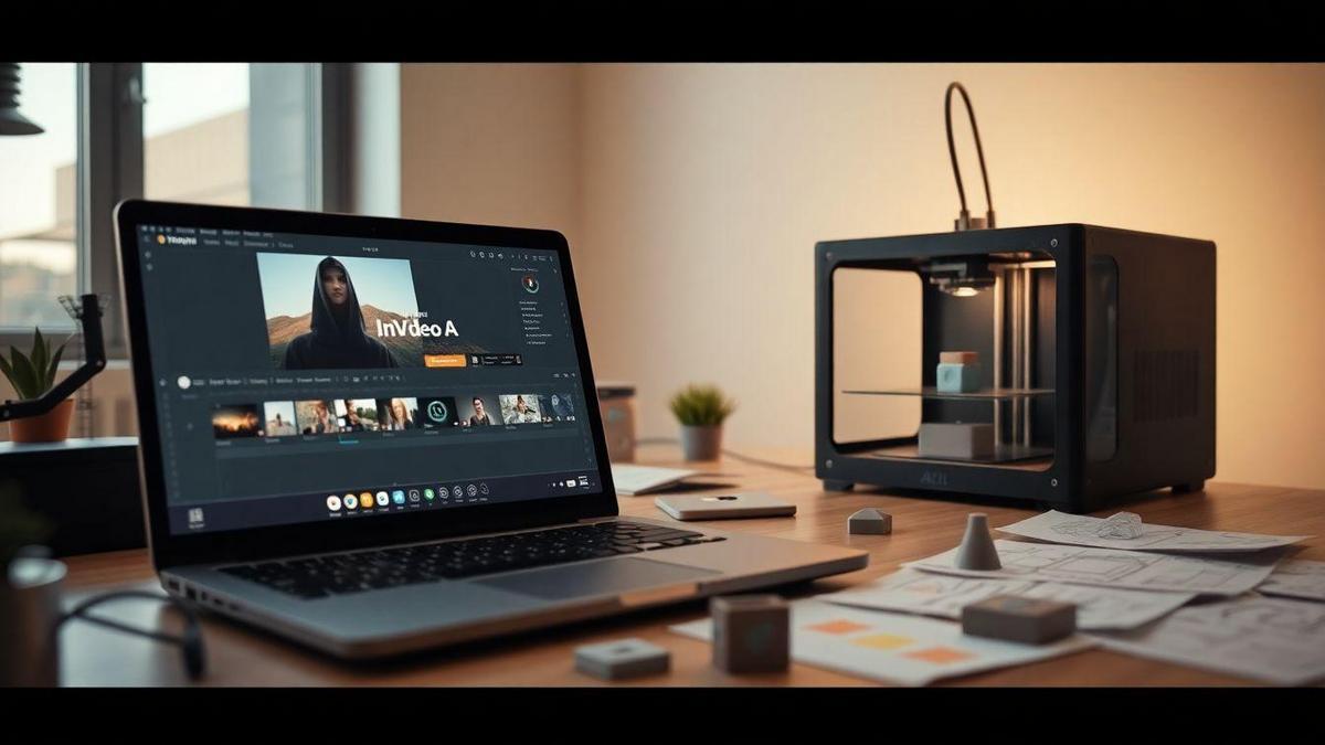 Document prototyping steps and 3D printing progress with InVideo AI